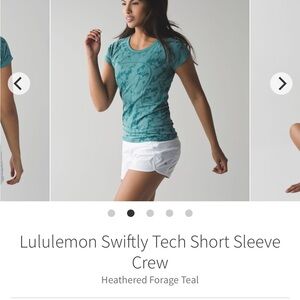 Green Patterned Short Sleeve Dress